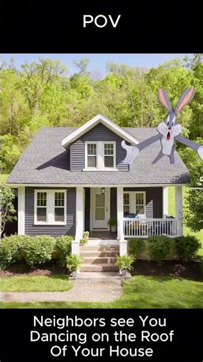 When Your Neighbors See You On Top Of Your House