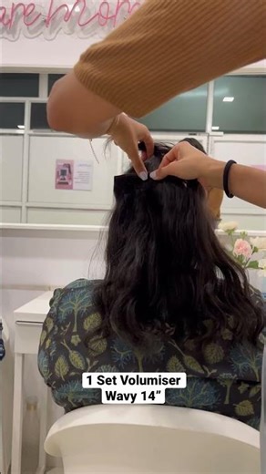 Short Hair Extensions For Volume | Hair Extensions For Thin Hair #1hairstop #shorts #hairextensions