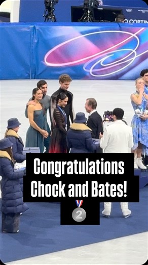 Silver. And so much more. 🥈🇺🇸 What a fight from Madison Chock and Evan Bates tonight. They skated their hearts out — every edge, every lift, every beat of that program — and left it all on Olympic ice. Second place doesn’t tell the whole story. The resilience. The artistry. The years it took to get here. Silver medalists. Champions in every sense. 💙✨ #ChockAndBates #TeamUSA #OlympicIce | Ty Steele News
