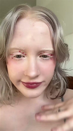 I feel like this makes my albinism features pop so much