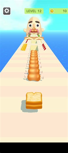 Make a XXL Sandwich 🥪 #runner #runnergame #2dgames #endlessrunner #gamingclips
