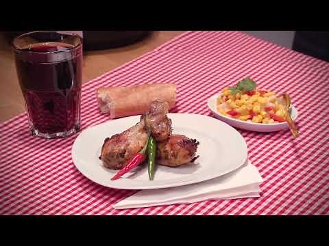 Pikante Hühner-Unterschenkel aus der Heißluftfritteuse
