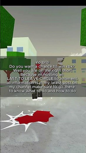 LAST TO LEAVE CIRCLE TOURNAMENT! #ismailsem #roblox #tsb #jjs