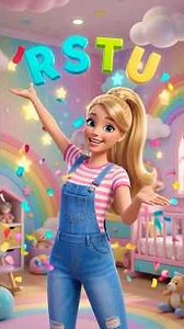 Barbie J to Z Alphabet Song 🎀✨ | Learn Letters J to Z | Nursery Rhymes for Kids