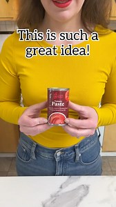 Save money by portioning and freezing your tomatoe paste!🥫#lifehack #tipsandtricks #cookingathome #KitchenHacks | Jeff & Lauren