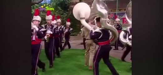 I’m glad Mr. Boyd was able to march with the band while playing his sousaphone. Even though there is no band concert, but was able to play for Barney and the kids #fyp #barney #barneysband