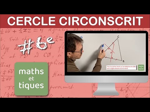 Construct the CIRCUMSCRIPT of a triangle - Sixth grade
