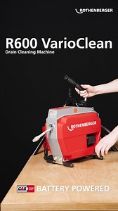 🇬🇧 Pipe cleaning without a socket is no problem thanks to the cordless pipe cleaning machine R600 VarioClean! The pipe cleaning machine is equipped with the CAS battery system. The powerful 18V battery has a runtime of up to 50 minutes - this gives you 100% flexibility 🔋✅​ More information at​ https://rothenberger.com/gb-en/r600-varioclean 🇩🇪 Rohrreinigung ohne Steckdose ist dank der Akku-basierten Rohrreinigungsmaschine R600 VarioClean kein Problem! Die Rohrreinigungsmaschine ist mit dem C