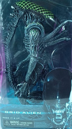 🟣 Grid Alien | 🪧NECA #alien #neca #avp #aliens #verde #colectavo #avp