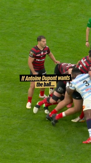 It’s as simple as that😤 Don’t miss Antoine Dupont in next week’s final, live on TOP 14 Rugby TV 📺 #rugby #TOP14 #stadetoulousain