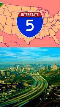 La Carretera Interestatal 5 (I-5) Estados Unidos