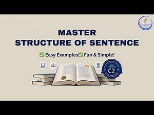 Basic English Grammar : Structure of a Sentence || Improve your English #grammar