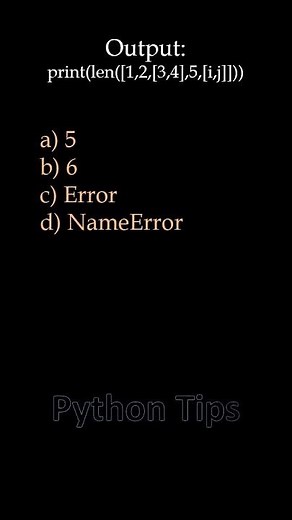 Python Q&A series(Q35) | Python Interview Prep #shorts