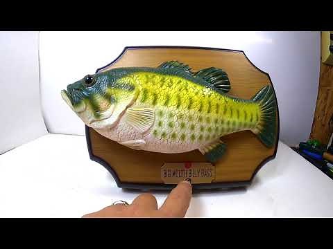 Big Mouth Billy Bass - 1999 Gemmy Industries - Animated Novelty Fish Product Review