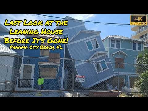 [4K WALK] Leaning House PCB Demolition Soon | Final Look + Schooners Restaurant Walkthrough
