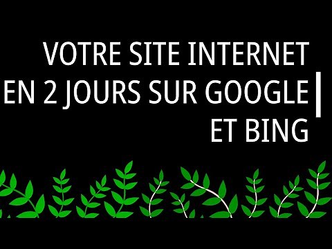 Comment référencer son site internet rapidement sur Google et Bing ?