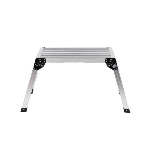 OmniHaven Aluminum Folding Work Platform, 330 lbs Capacity Drywall Step Stool & Heavy Duty Work Bench with Non-Slip Feet