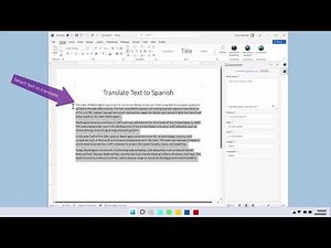 Use OpenAI ChatGPT to translate your text in Microsoft Word to another language