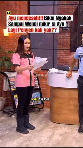 Kocak Ayu mendesah lapor pak!! #laporpaktrans7 #ayutingting #lucu #ngakak #komedi