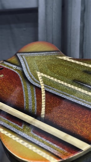 Custom Flaked Guitar Process Overview