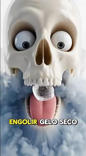 O que acontece se você ENGOLIR GELO SECO? #fatoscuriosos #vocesabia #curiosidades #cienciaexplicada