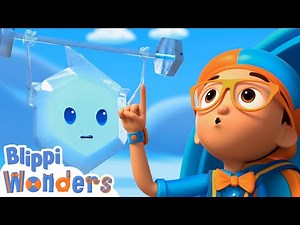 How Snowflakes Are Made! | Blippi Wonders | Animated Series | Cartoons For Kids