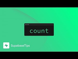 count - SupabaseTips