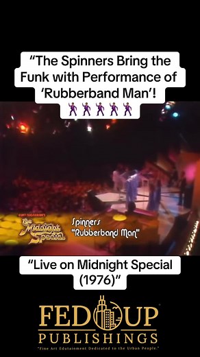 The Spinners Rubberband Man live 1976 Midnight Special performance