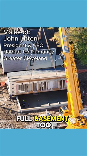 Built indoors in 4–5 weeks, delivered in two pieces, and set by crane on Cleveland soil; 🏗️🏡 Habitat for Humanity’s modular homes are changing what affordable housing looks like. Video: John Pana, clevelanddotcom | cleveland.com