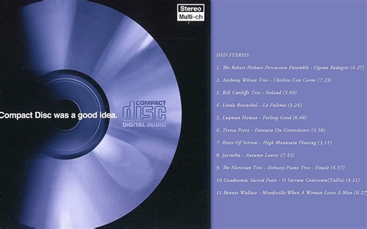 索尼首张SACD测试碟 Various Artists - SACD Two Channel Demonstration Disc