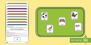 What's on the Tray? Garden Memory Activity Pack
