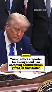 36K reactions · 871 shares | Donald Trump is letting Qatar give him a new Air Force One worth $400 million. | COURIER | Facebook
