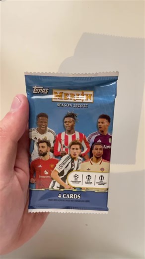 Unboxing One Pack of Topps Merlin Sports Cards
