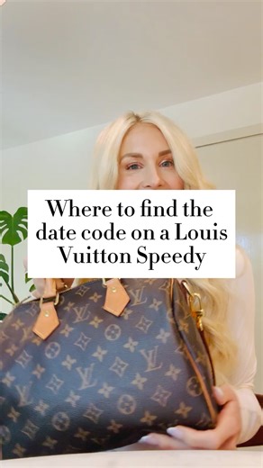Louis Vuitton Speedy Bandoulière - Where to Find the Date Code (Quick Tip)