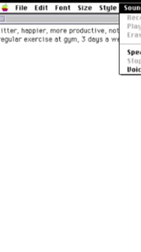 Radiohead - Fitter Happier / Simple Text Macintosh "Fred" Voice 1997