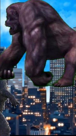 godzilla vs kong. animation.