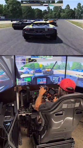 Wheel to wheel… it comes down to who refuses to lift first. Featuring NLR F-GT 160 with ES2 | Next Level Racing