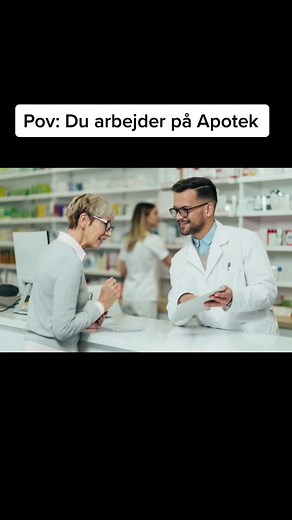 Pov: Du arbejder på et apotek 😅 #pharmacy #apotek #fyp #fypage #fypシ #farmaceut