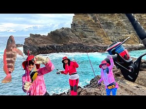 Shore Fishing Oahu,Hawaii 2022 | Halona Beach