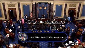 U.S. Senate passes Biden’s $1 trillion infrastructure spending bill