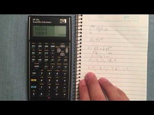 HP 35s Two-Variable Statistics