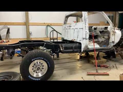 Square body build, lift kit install