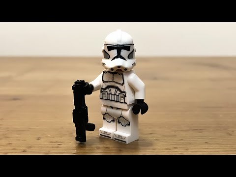 How to make CUSTOM PLAIN PHASE 2 CLONES from 501st clones | Lego Star Wars remove printing tutorial