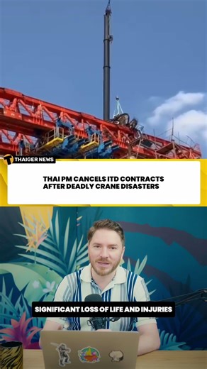 Government Cancels Italian-Thai Contracts After Fatal Crane Accidents
