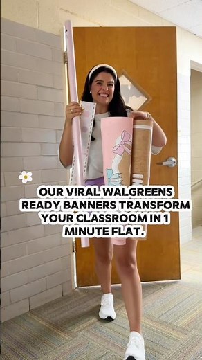 The Walgreens banner trend is a life saver for teachers! 👏