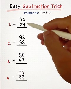 Very Fast Subtraction Trick! Try this 👇 | Prof D