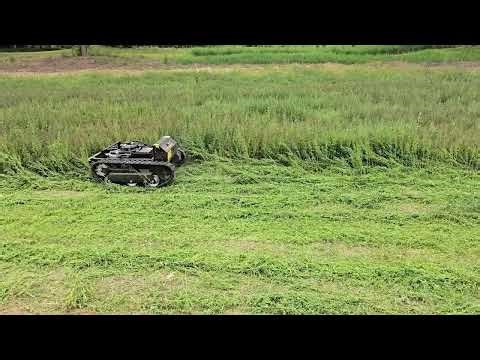 遥控割草机 remote control lawn mower