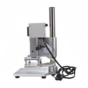 Leather Embossing Heat Press Machine Small Manual Digital Hot Stamping Machine for Wood PVC Paper Custom Logo Stamp