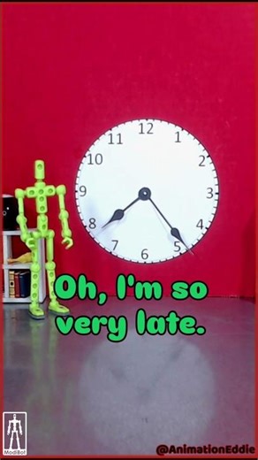 #ModiBot Mo is Late in #StopMotion #Animation #Toys #StikBot #lego #claymation #funny #shortfilm