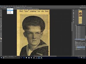 Repairing Newspaper Clipping